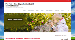 Desktop Screenshot of petfestmontana.com